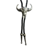 Deadwood Silver Skull - Bolo Tie