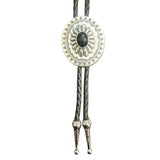 Deadwood Silver Sunburst (Onyx)- Bolo Tie