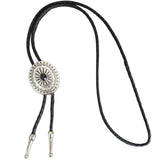 Deadwood Silver Sunburst (Onyx)- Bolo Tie