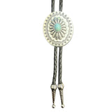 Deadwood Silver Sunburst (Turquoise)- Bolo Tie