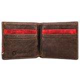 HOOey Inlay Aztec Hands-Up (Brown) - Men's Bifold Wallet