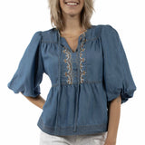 Honey Creek Embroidered Flows - Women's Western Blouse