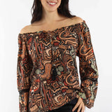 Honey Creek Peek-A-Boo Sleeves - Women's Western Blouse