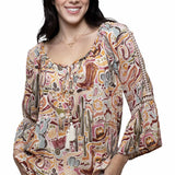 Honey Creek Peek-A-Boo Sleeves - Women's Western Blouse