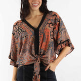 Honey Creek Paisley Petals - Women's Western Blouse
