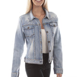 Honey Creek Beaded Denim - Women's Jean Jacket