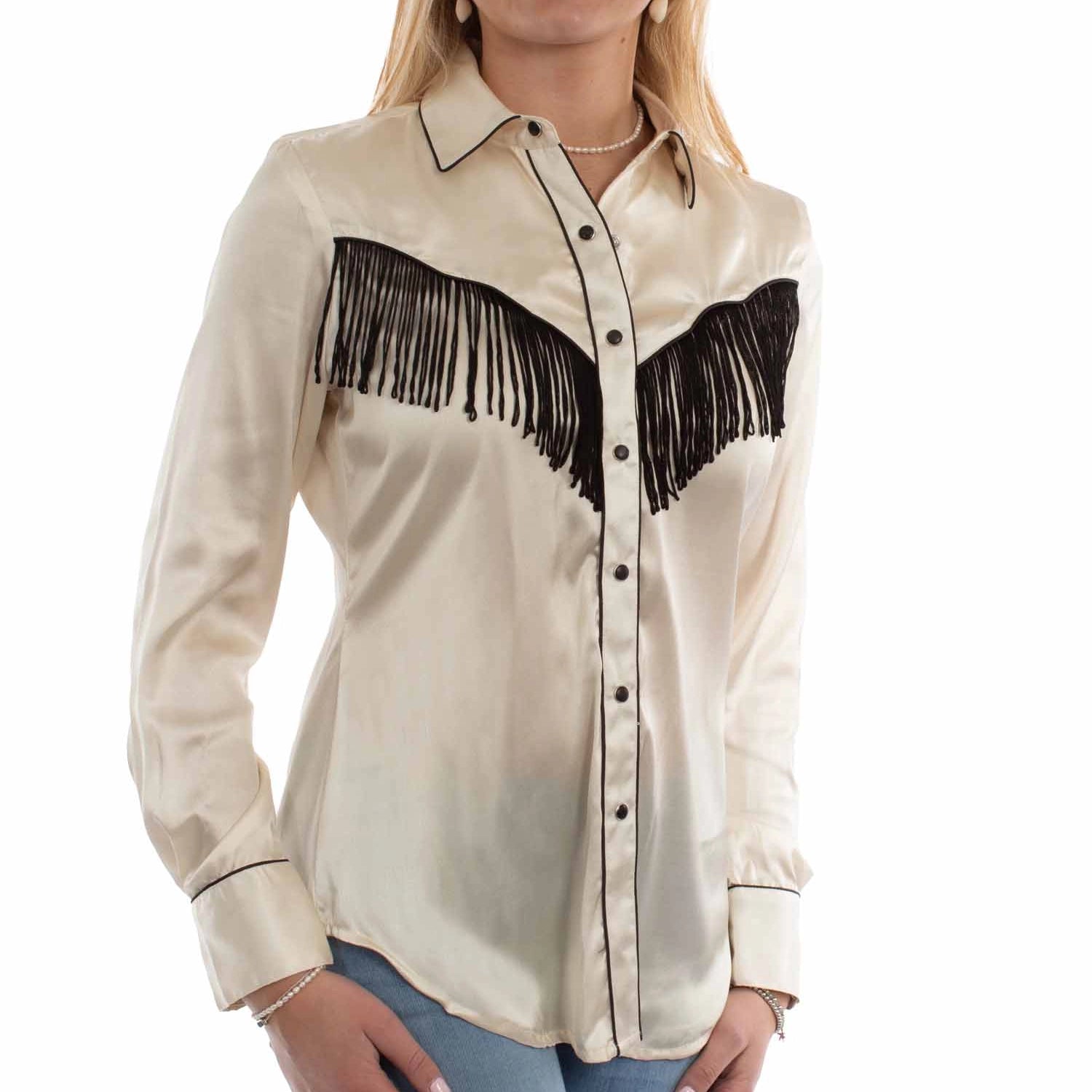 Honey Creek Loop Fringe - Women's Western Blouse