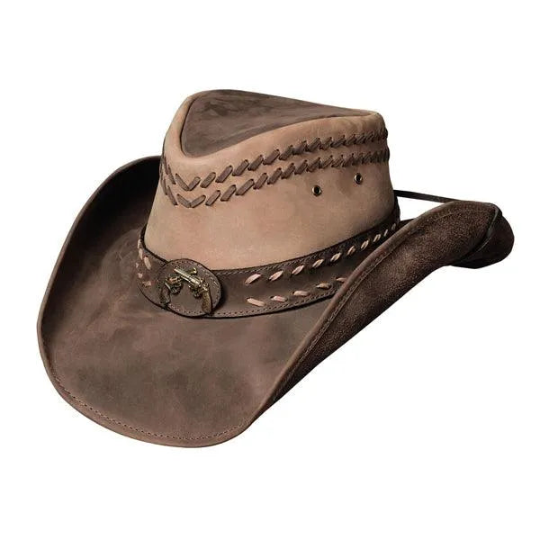 Bullhide Hideout - Shapeable Leather Cowboy Hat - Hatcountry