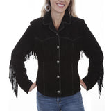 Scully Fringe Suede - Women's Leather Jacket