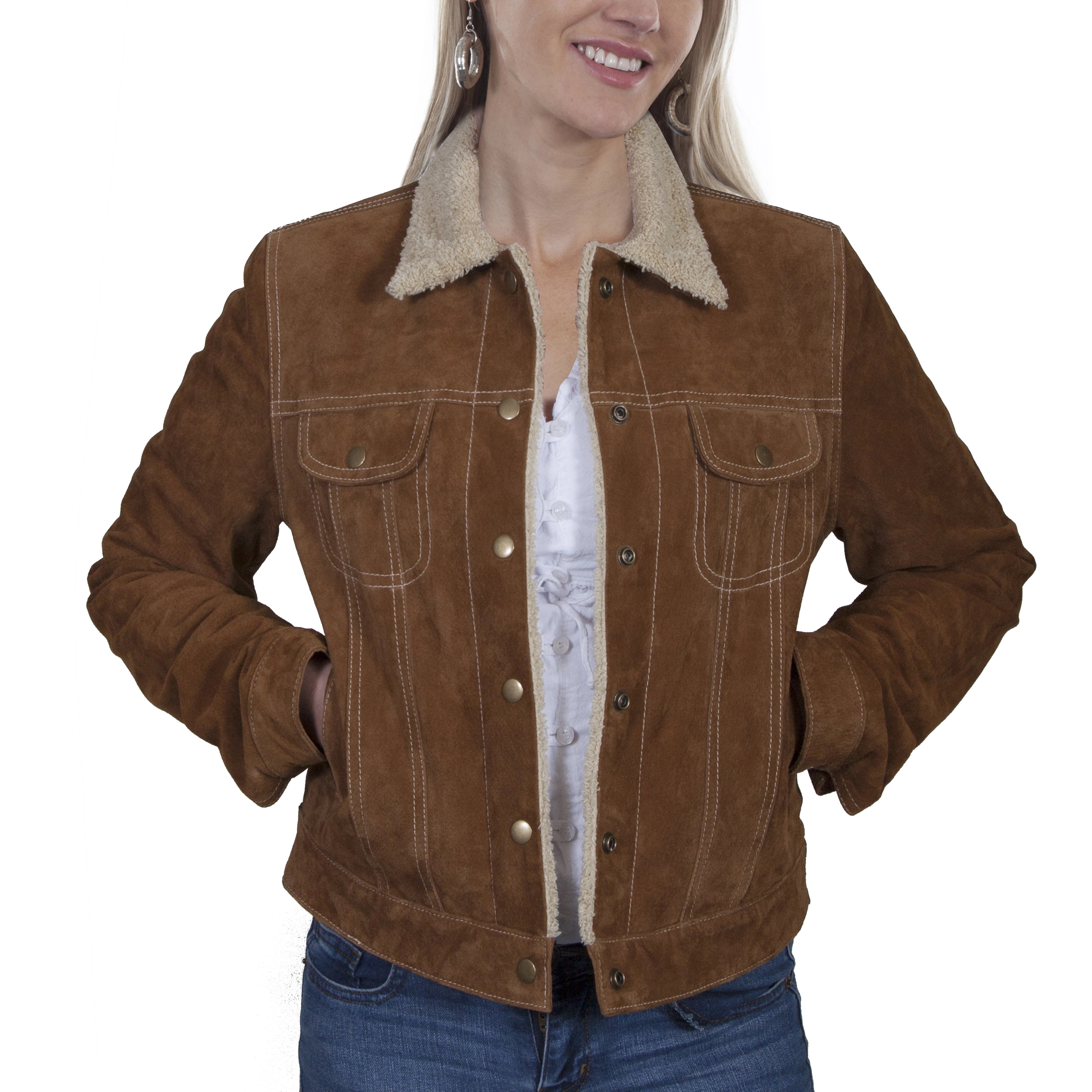 Scully Shearling Suede - Women's Jean Jacket
