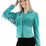 Scully Vintage Fringe - Women's Leather Jacket