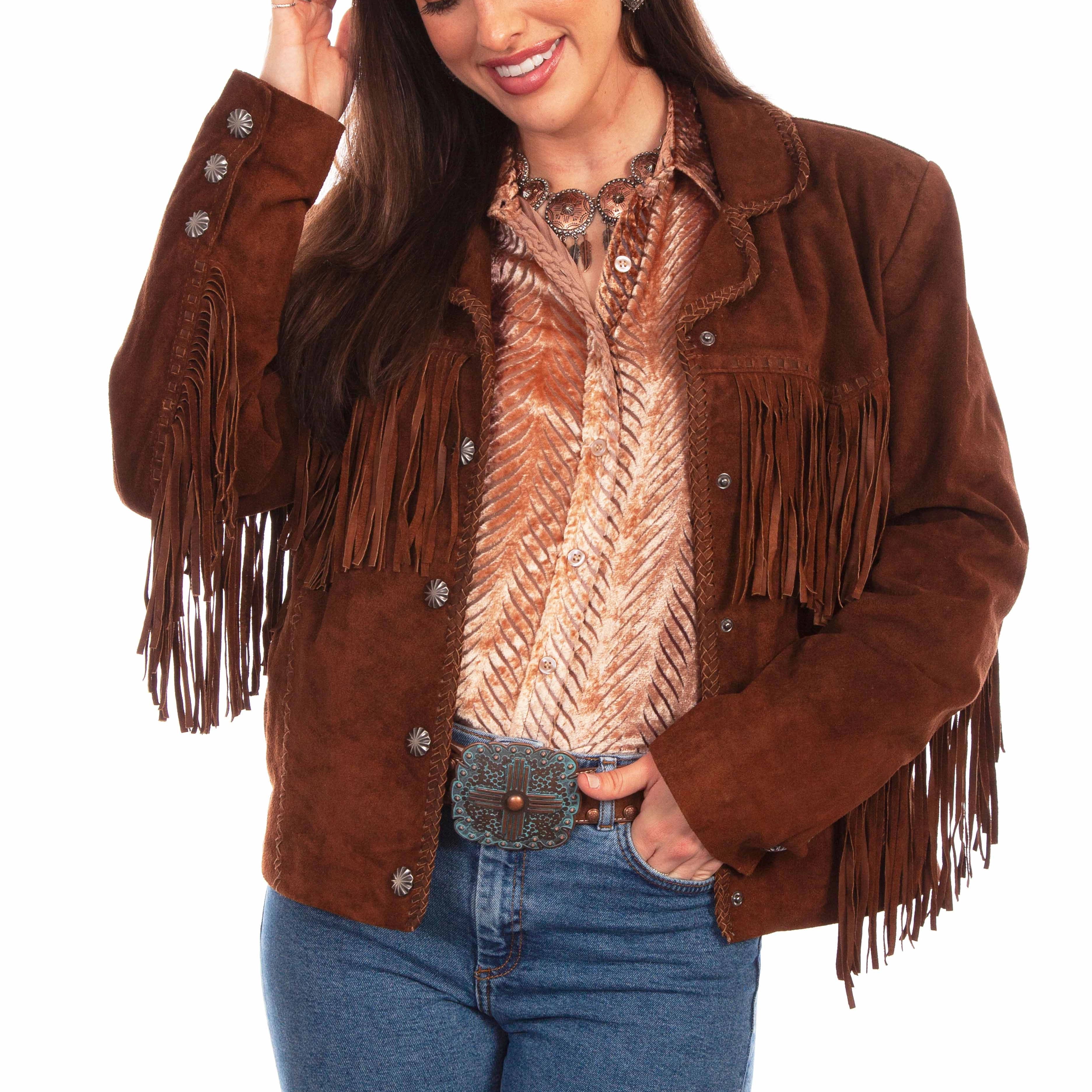 Scully Vintage Fringe - Women's Leather Jacket