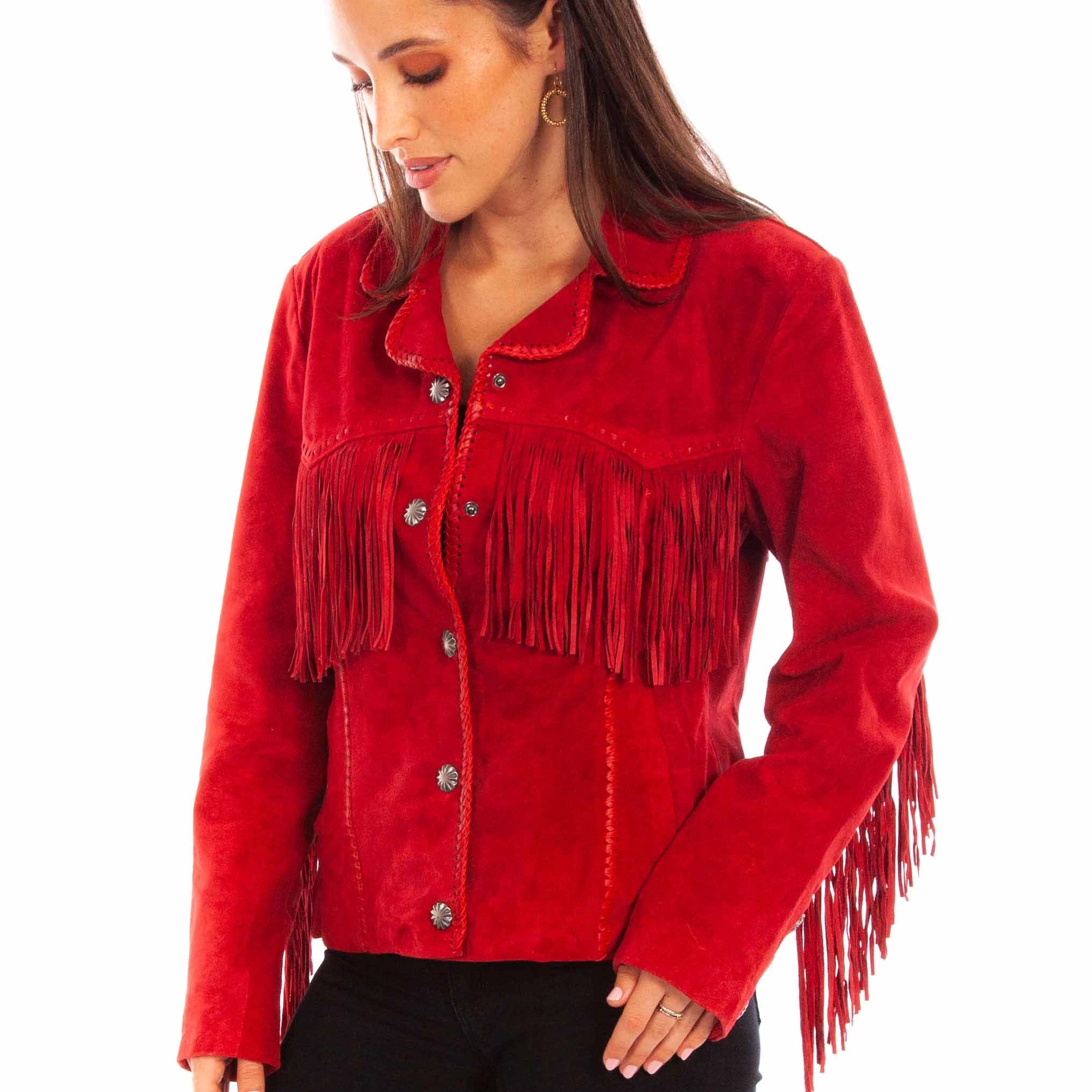 Scully Vintage Fringe - Women's Leather Jacket