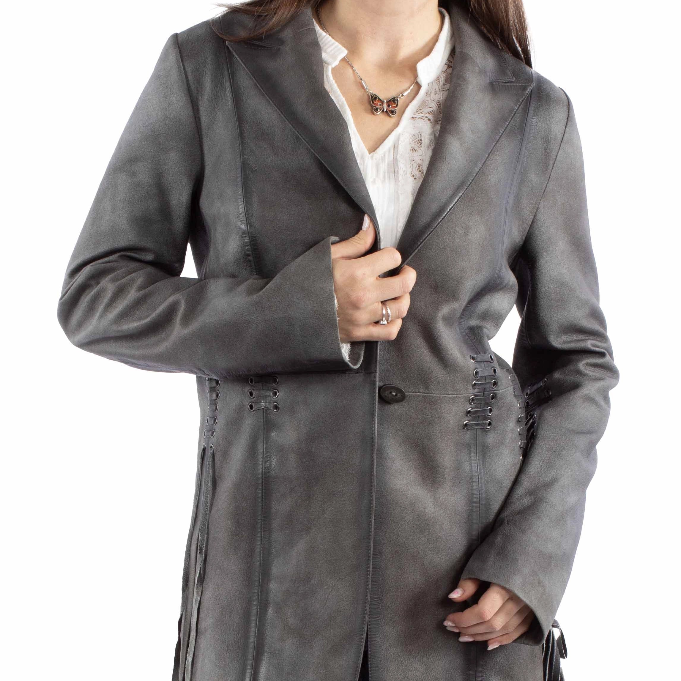 Scully Vintage Lacing - Women's Leather Jacket