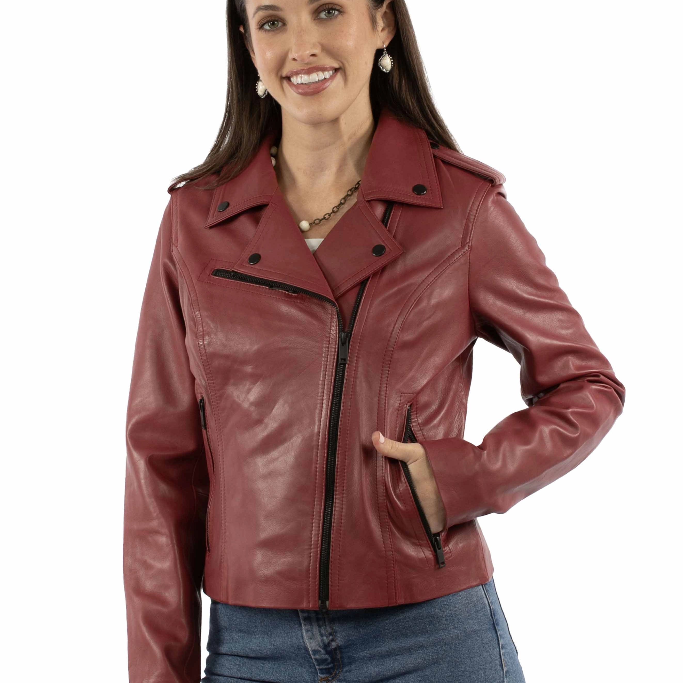 Scully Asymmetrical Zip - Women's Motorcycle Jacket