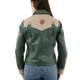 Scully Floral Yokes - Women's Leather Jacket
