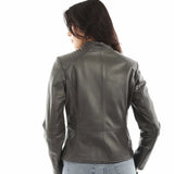 Scully Quilted Shoulders - Women's Leather Jacket