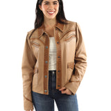 Scully Studded Yokes - Women's Leather Jacket