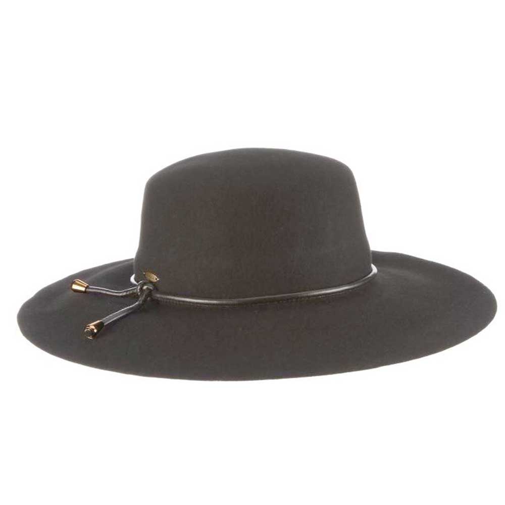 Scala Adelle - Wide Brim Floppy Wool Hat (Closeout)