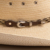 Larry Mahan's Brooks (4 1/2") - Guatemalan Palm Cowboy Hat