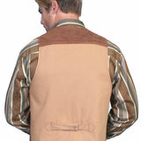 Scully Conchos (965) – Men's Leather Vest (Closeout)