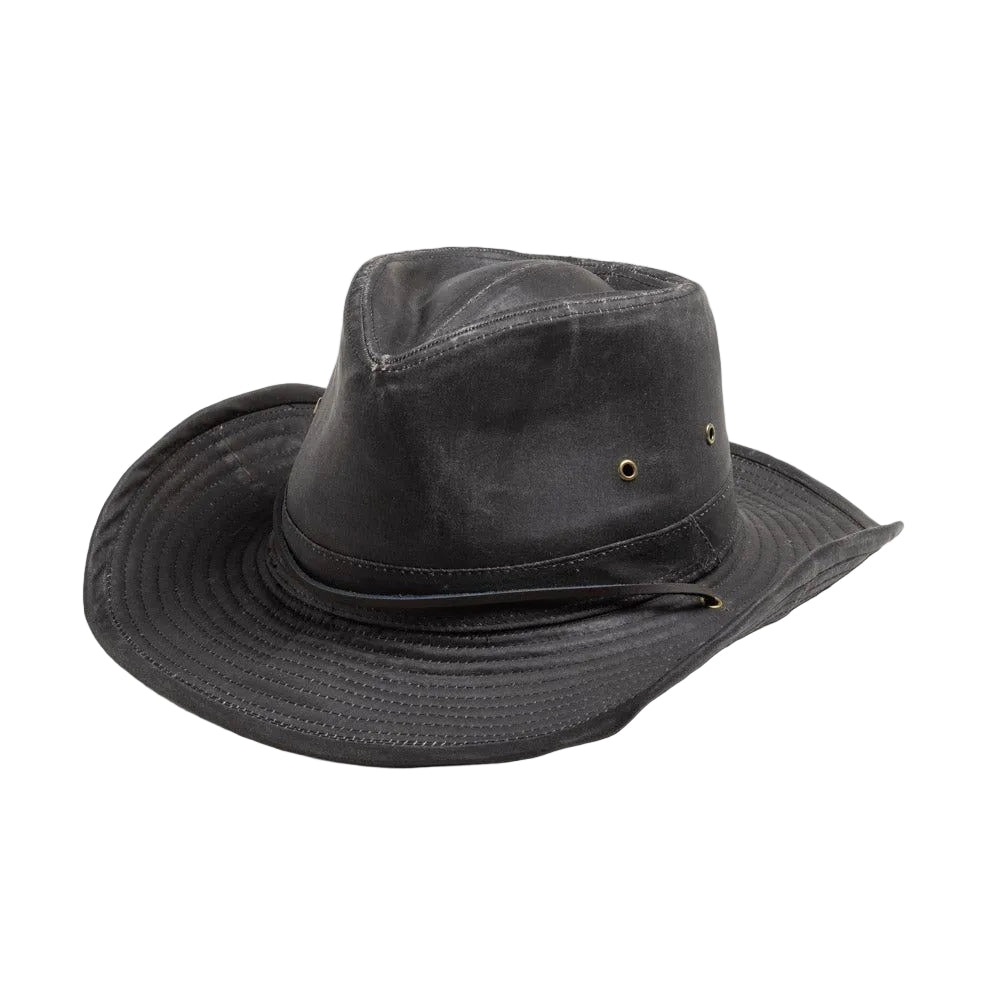 Dorfman Pacific Atlantic - Shapeable Oilskin Outdoorsman Hat