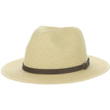 Scala Amazon Safari - UPF 50+ Straw Outback Fedora Hat