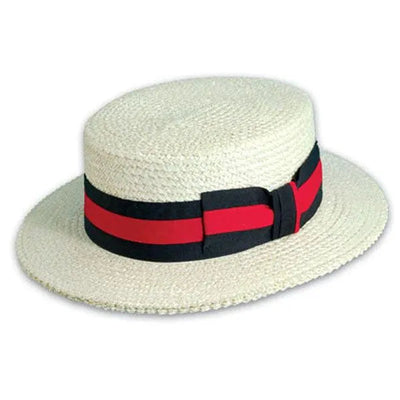 Scala Rutherford - Straw Boater Hat - Hatcountry