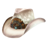 Peter Grimm Marron - Straw Cowboy Hat