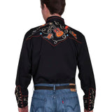 Scully Acoustic Outlaw (Black) - Men's Western Shirt