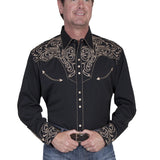 Scully Silverado  - Embroidered Men's Western Shirt