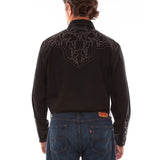 Scully Blackhorn Legend - Embroidered Men's Western Shirt