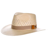 Scala Cod Father II - Handwoven Panama Straw Fedora Hat