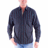 Scully Skull Stripes (PS-093) - Men's Dress Shirt