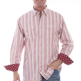 Scully Stripes N' Stars - Men's Dress Shirt