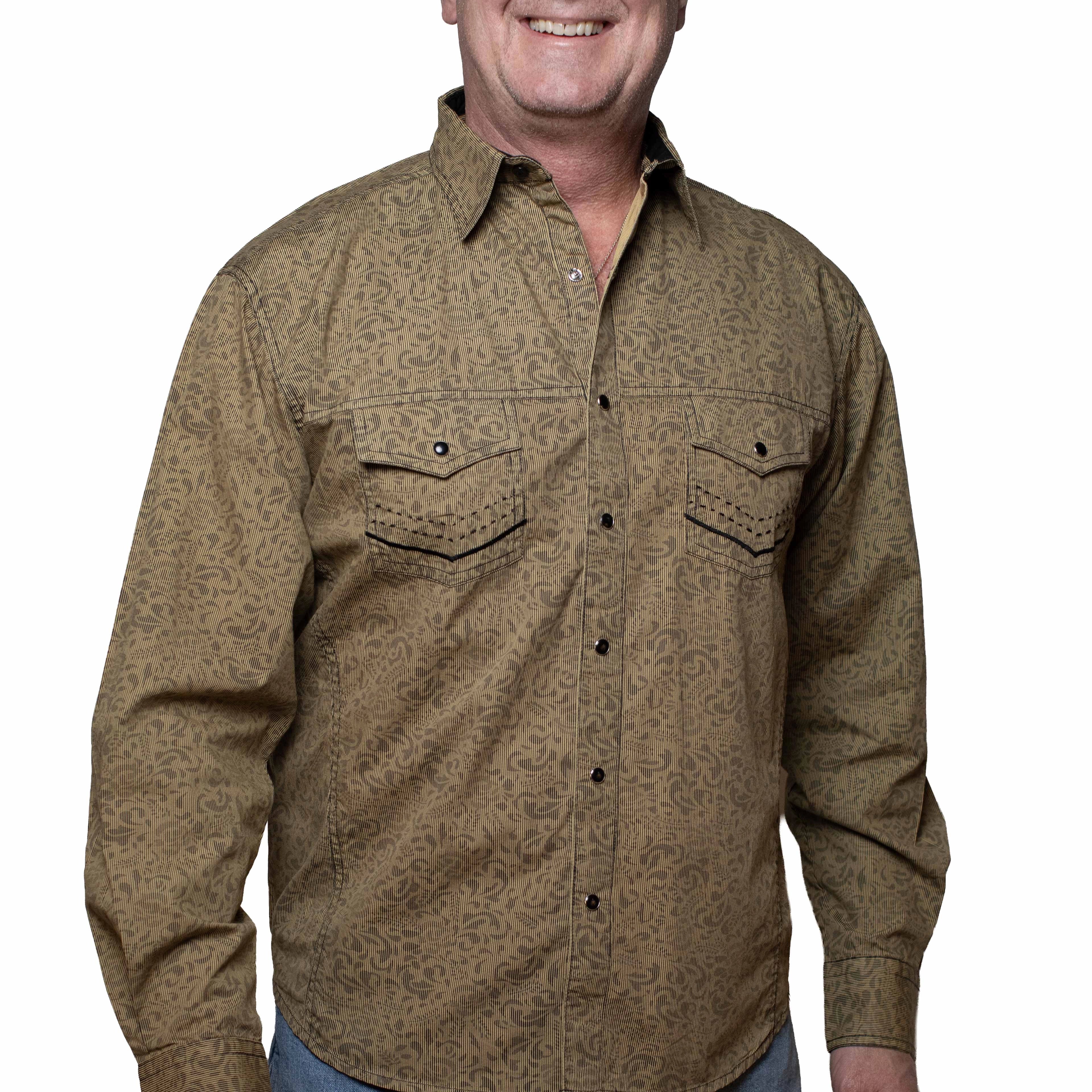 Scully Signature Stripe - Men's Dress Shirt