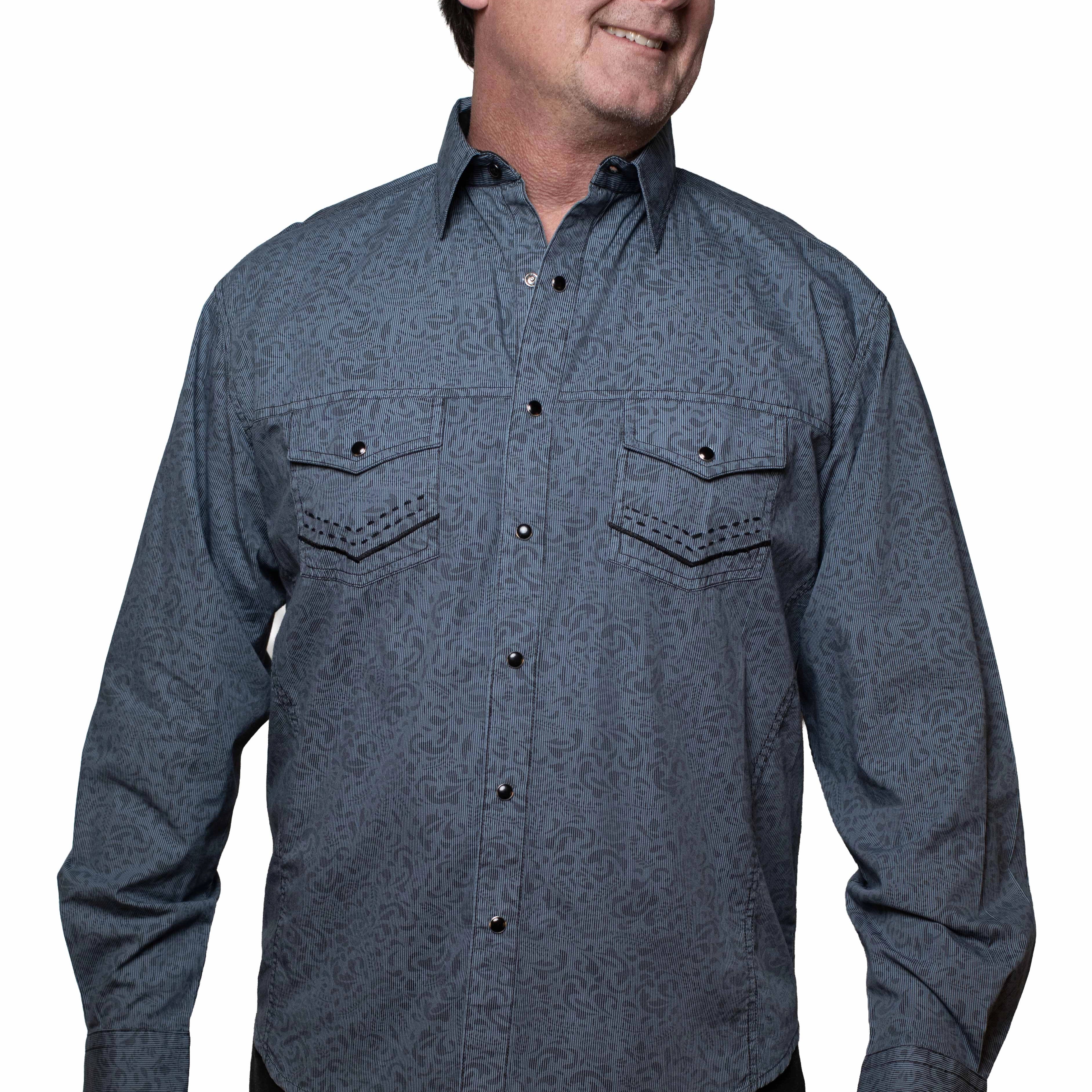 Scully Signature Stripe - Men's Dress Shirt