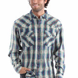 Scully Marbled Plaid - Men's Dress Shirt