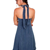 Scully Cantina Halter Top Dress (PSL-053) - Women's Sundress