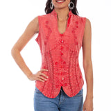 Scully Cantina Sleeveless Blouse (PSL-059) - Women's Shirt