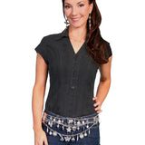 Scully Cantina Short Sleeve Blouse (PSL-066) - Women's Shirt