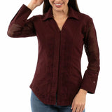 Scully Floral Front - Women's Western Blouse