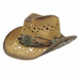 Peter Grimm Peonies - Straw Cowgirl Hat