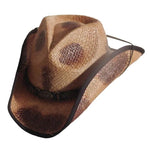 Deadwood Trading Hat Company Pinto - Raffia Straw Cowboy Hat - Hatcountry