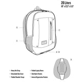 HOOey "Rockstar" Rodeo Pattern (Cream/Black) - Backpack
