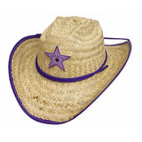 Bullhide Rodeo Party - Children's Straw Cowgirl Hat - Hatcountry