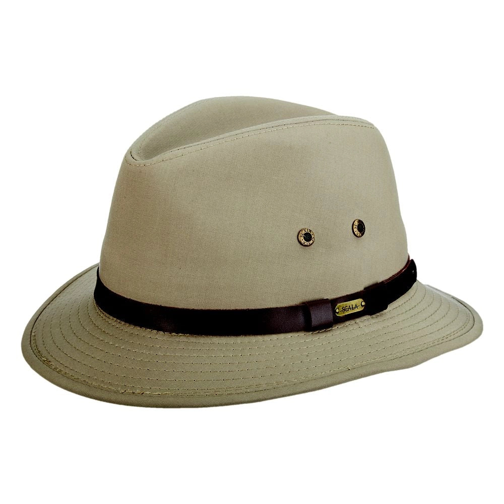 Scala Gable Cotton Blend Fedora Hat Hatcountry – HatCountry