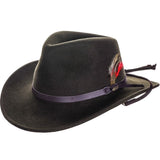 Scala Dakota Stampede - Crushable Wool Felt Outback Hat