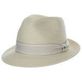 Scala Monaco - Paper Straw Fedora Hat
