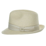 Scala Monaco - Paper Straw Fedora Hat